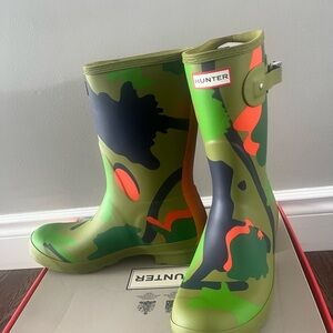 Hunter Camo Rain Boots